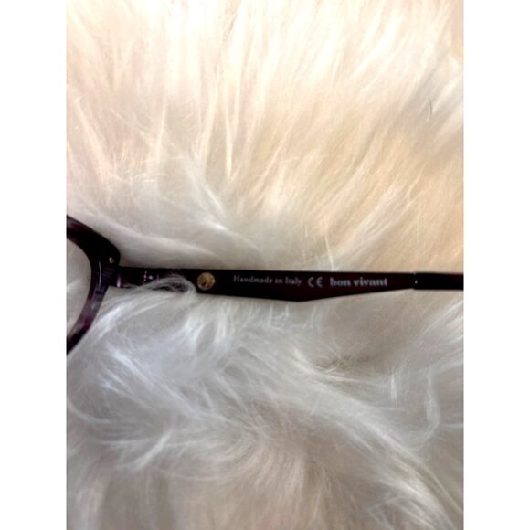 Bon Vivant Charline Eyeglass Frames Handmde In Italy 51 19 145 Lightweight Round - Picture 3 of 8